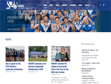 Tablet Screenshot of anuafc.com.au